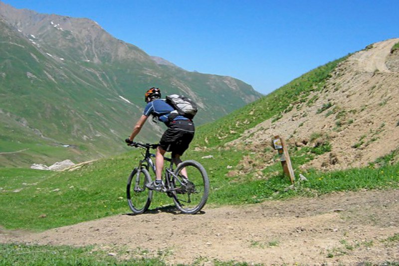 Geländebike Strecke Ventoux Südseite